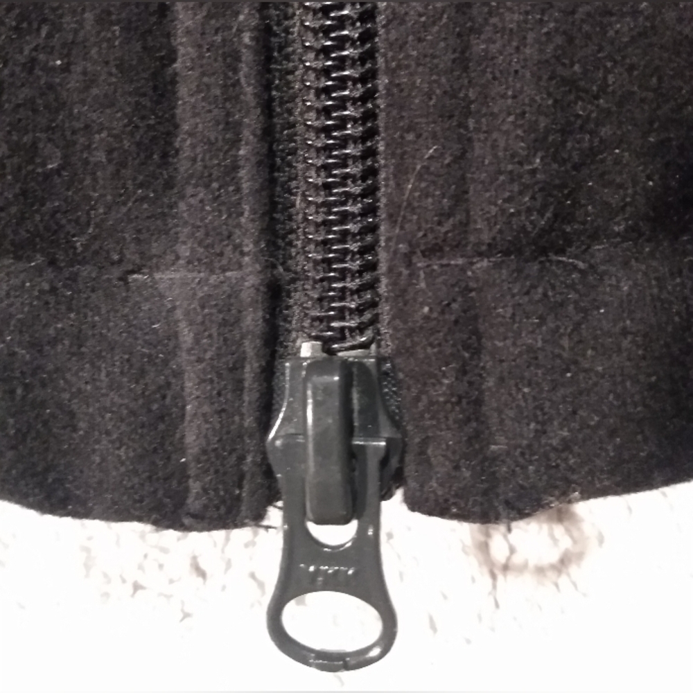 Y-3 Adidas Japan Heavy Wool Blend Lined Deep Pile Fleece Hoodie Winter Jacket XL - Picture 13 of 14